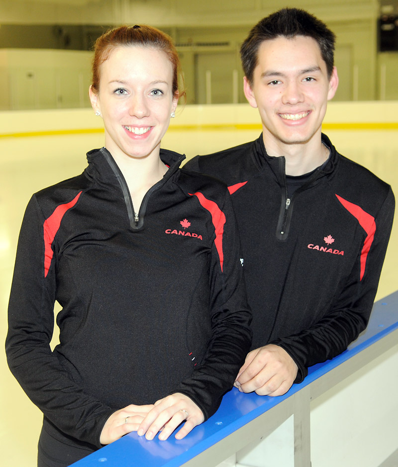 Hamilton Spectator
Former Skate Brandon member Lee Chandler with Skate Brandon grad Holly Peyton.