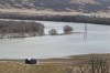 Bruce Bumstead/Brandon Sun
Flooding is shown along the Assiniboine River near Miniota last month. Overland flooding and high water flows along the Assiniboine prompted the RM of Miniota to declare a state of emergency on Thursday.