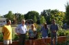 Submitted
Brandon East NDP MLA Drew Caldwell, Premier Greg Selinger, Kali Meadows, MIchelle Lemoine and Doug Ramsey discuss the growing popularity of community gardens across Manitoba during Selinger's visit to Brandon last week.