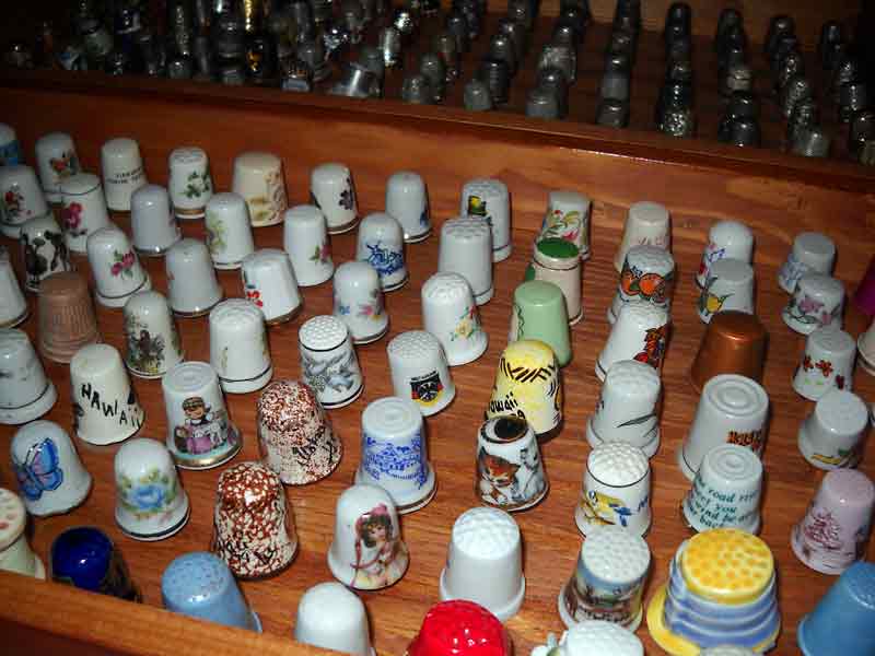 Thimble collection part of Peace Garden display Brandon Sun