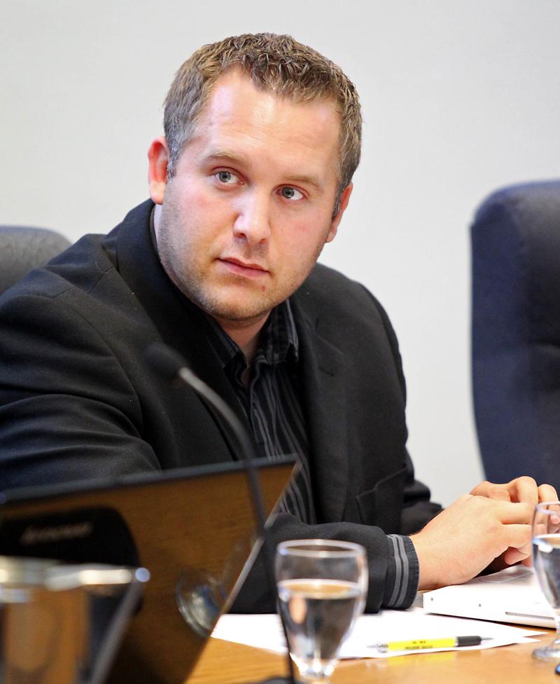 File photo
Coun. Stephen Montague (Richmond) hasn’t decided if he will run for re-election to city council. The 33-year-old, however, is eyeing a Brandon mayoral run in the future.