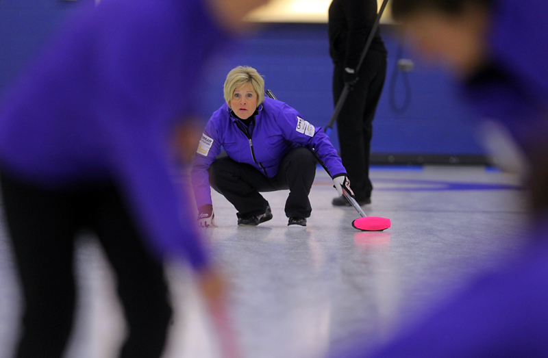 File photo
Brandon skip Lois Fowler has a new lineup as she defends her provincial senior women’s curling championship title this week.