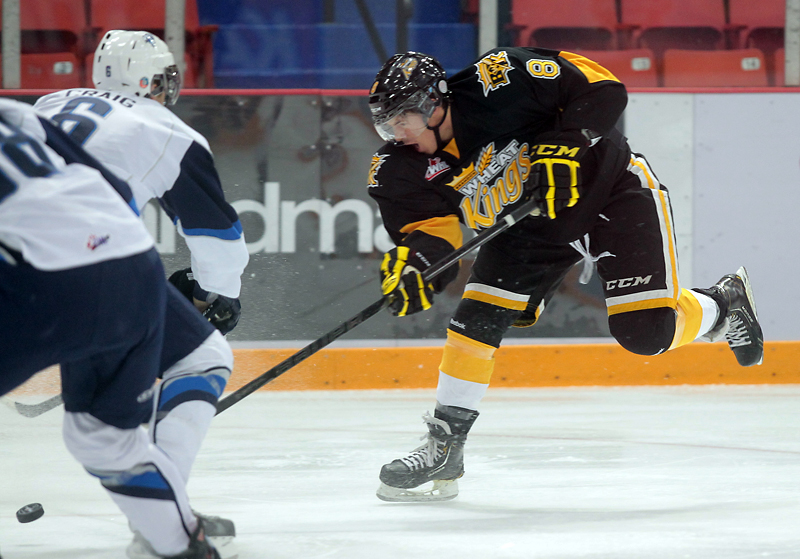 File photo
Brandon Wheat Kings right-winger Jayce Hawryluk is ranked 37th among North American skaters by NHL Central Scouting.