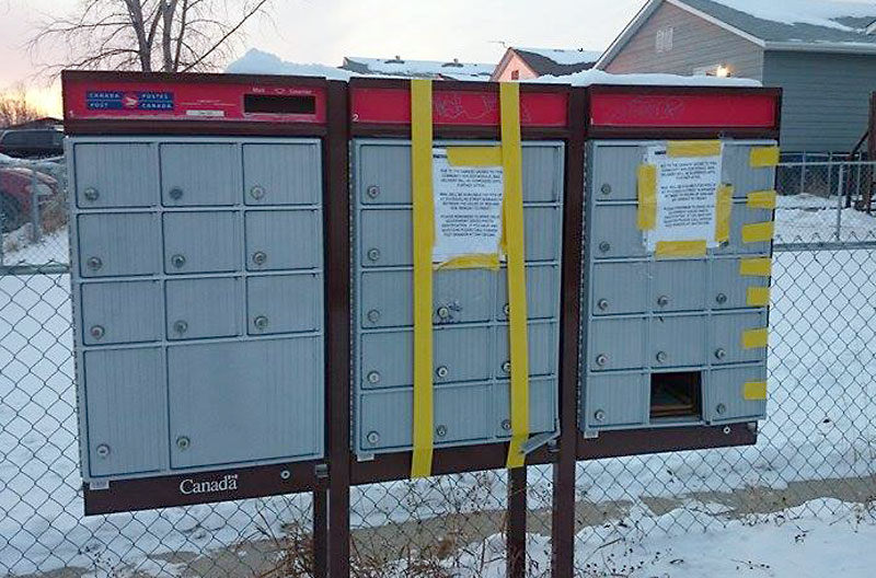 Vandals break open community mailbox Brandon Sun