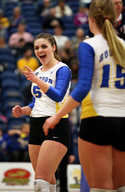 File photo
Shanlee McLennan (left) and the Brandon Bobcats women’s volleyball team have plenty to look forward to next season.