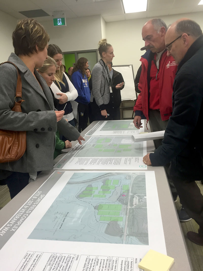 City unveils 3 options for outdoor sports complex Brandon Sun