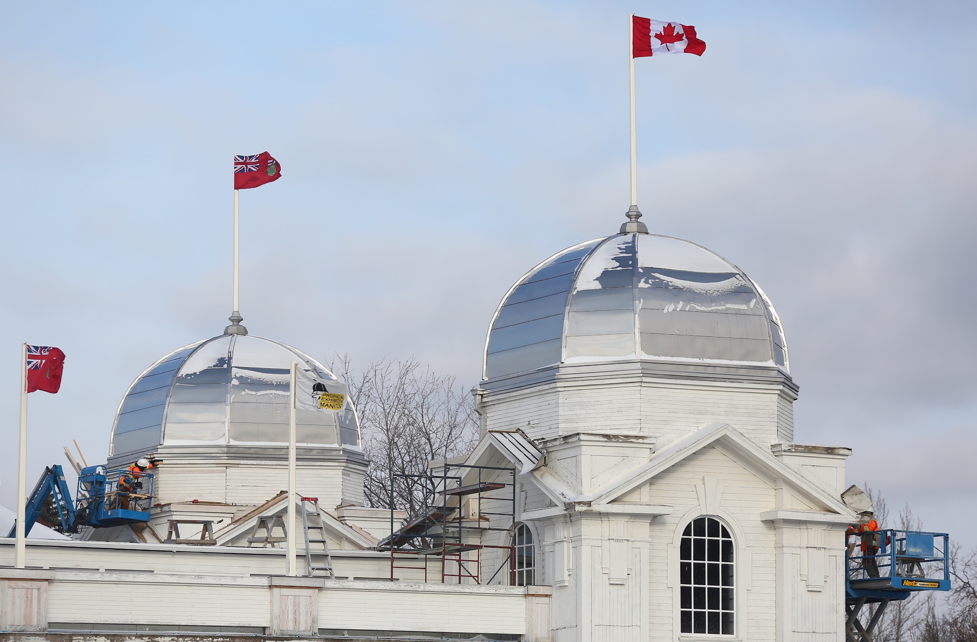 Exterior restoration on Dome Building almost complete Brandon Sun