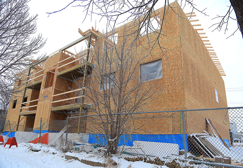 Pair of new apartment blocks rising up in downtown Brandon Brandon Sun