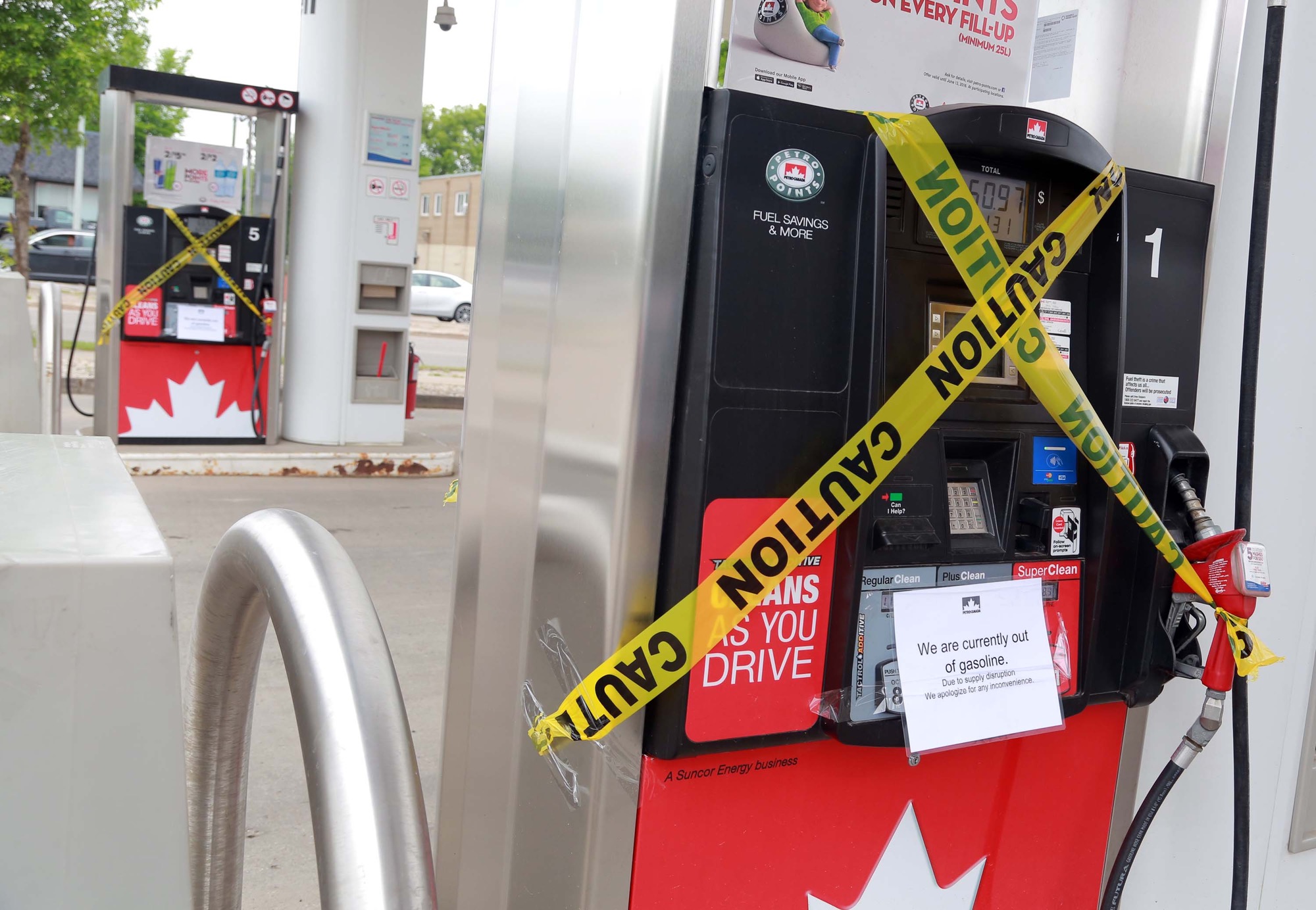 Pumps at PetroCanada station in Brandon shut down as fuel shortage grips West Brandon Sun