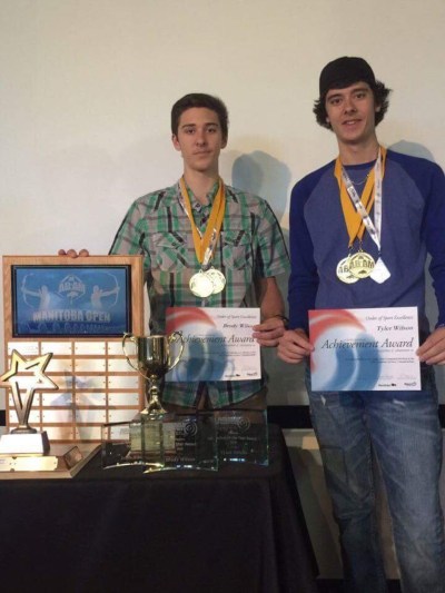 Sumbitted
Brody, left, and Tyler Wilson show off their awards.