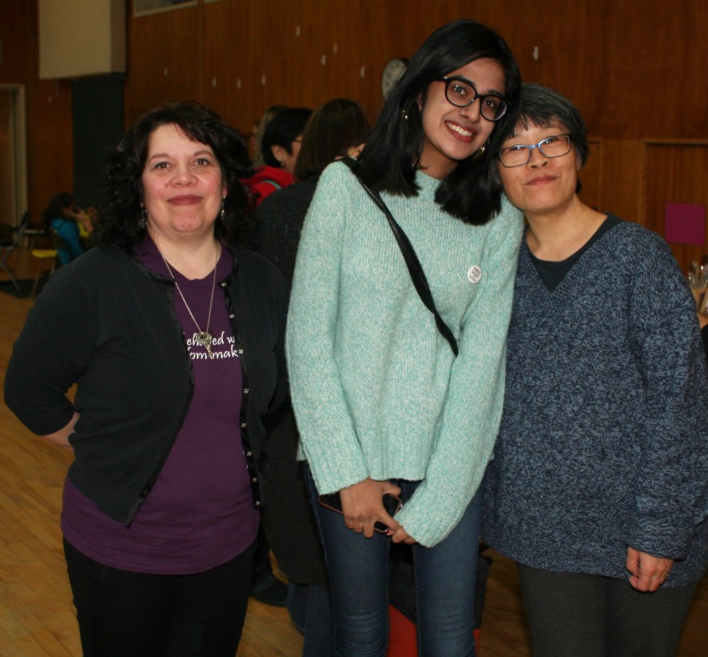 Mariah Phillips/The Brandon Sun
Kim Iwasiuk, Lisa Mizan and Becky Chinn.