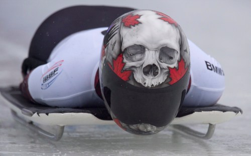 CP
Cassie Hawrysh, shown in action in 2016 in Whistler, B.C., has called it quits in skeleton after a fine career.