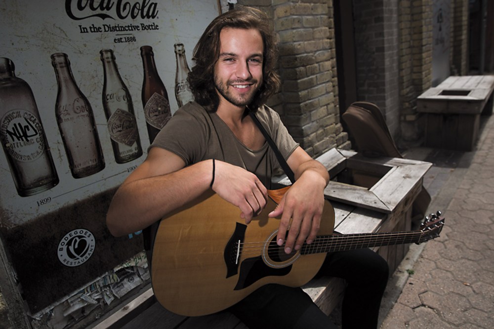 Mike Deal / Winnipeg Free Press
Former Brandonite and now Winnipeg musician Roman Clarke, who is also a member of the band The Middle Coast, performed for the Winnipeg Free Press during Exchange Sessions.