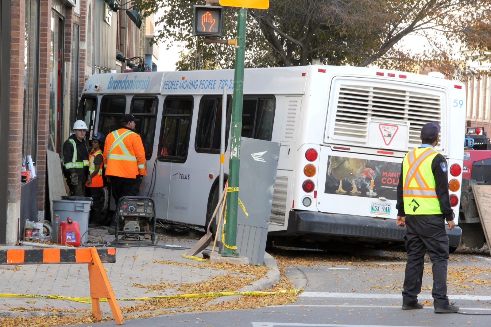 Boy charged after car crashed into Brandon Transit bus – Brandon Sun