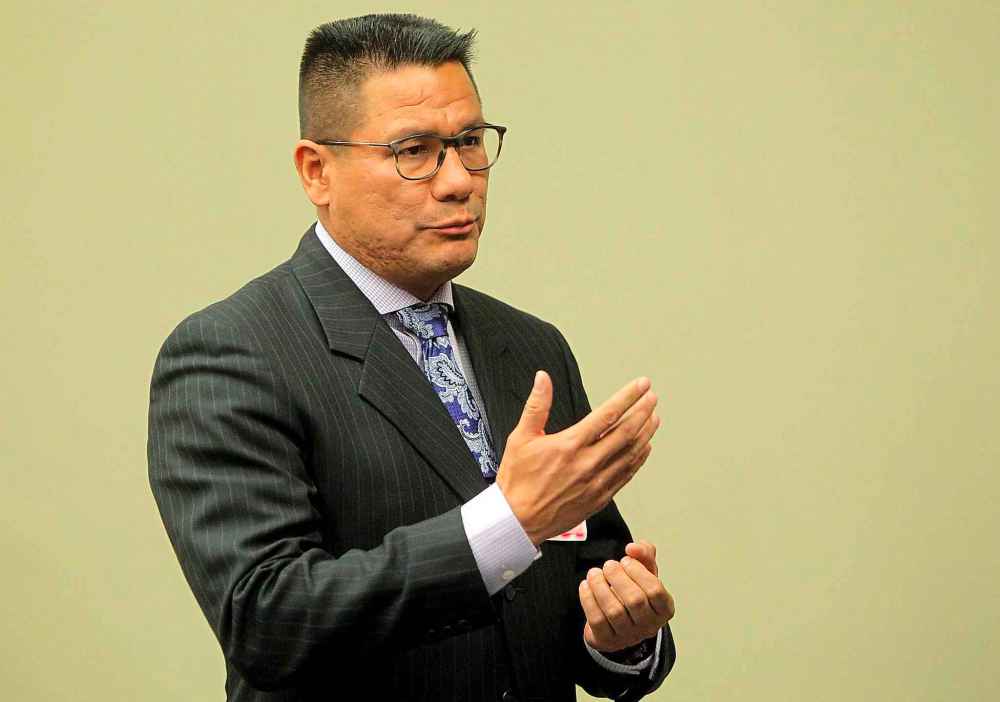 BORIS MINKEVICH / WINNIPEG FREE PRESS FILES
Christian Sinclair, chief of the the Opaskwayak Cree Nation