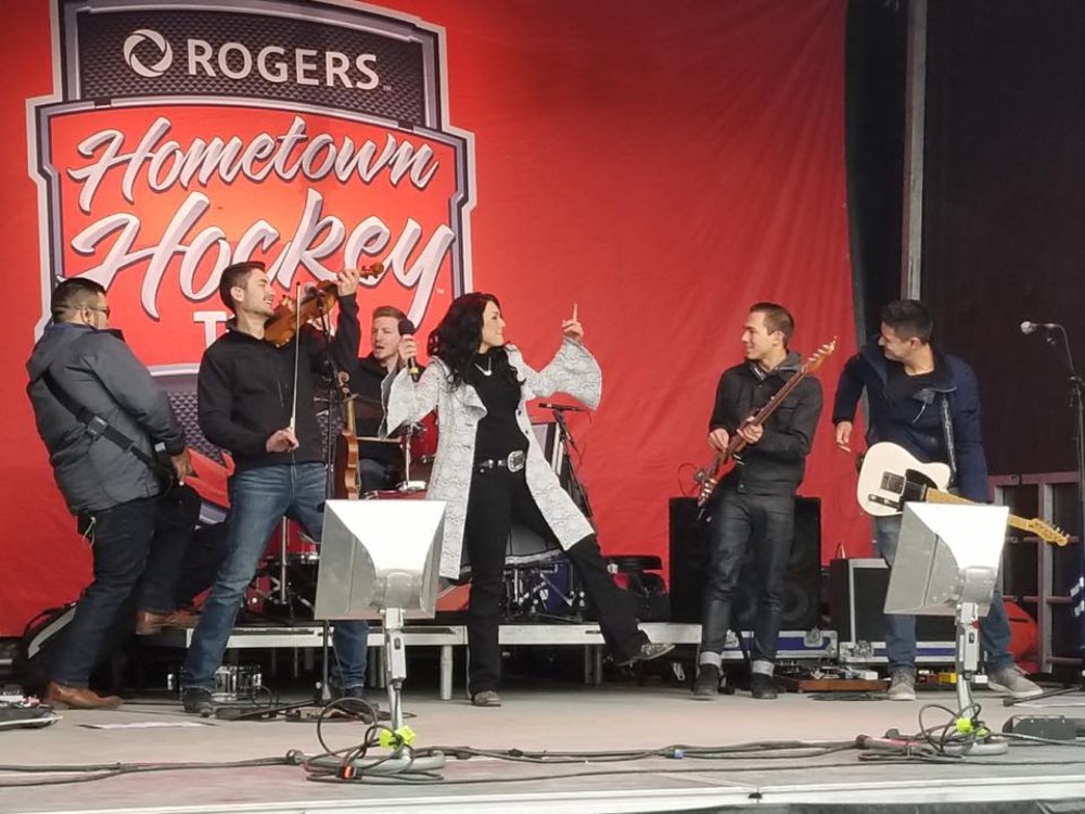 Submitted
Kendra Kay of Elkhorn performed at Rogers Hometown Hockey in Winnipeg earlier this month.