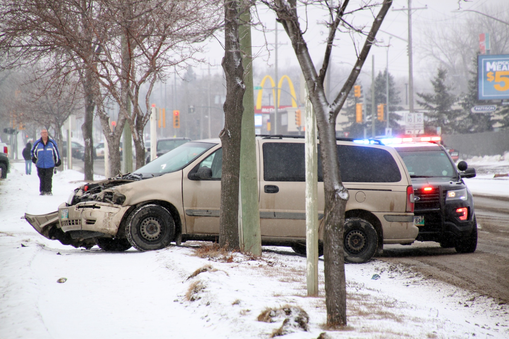 Man in custody after police chase, stolen vehicle crashed in Brandon ...