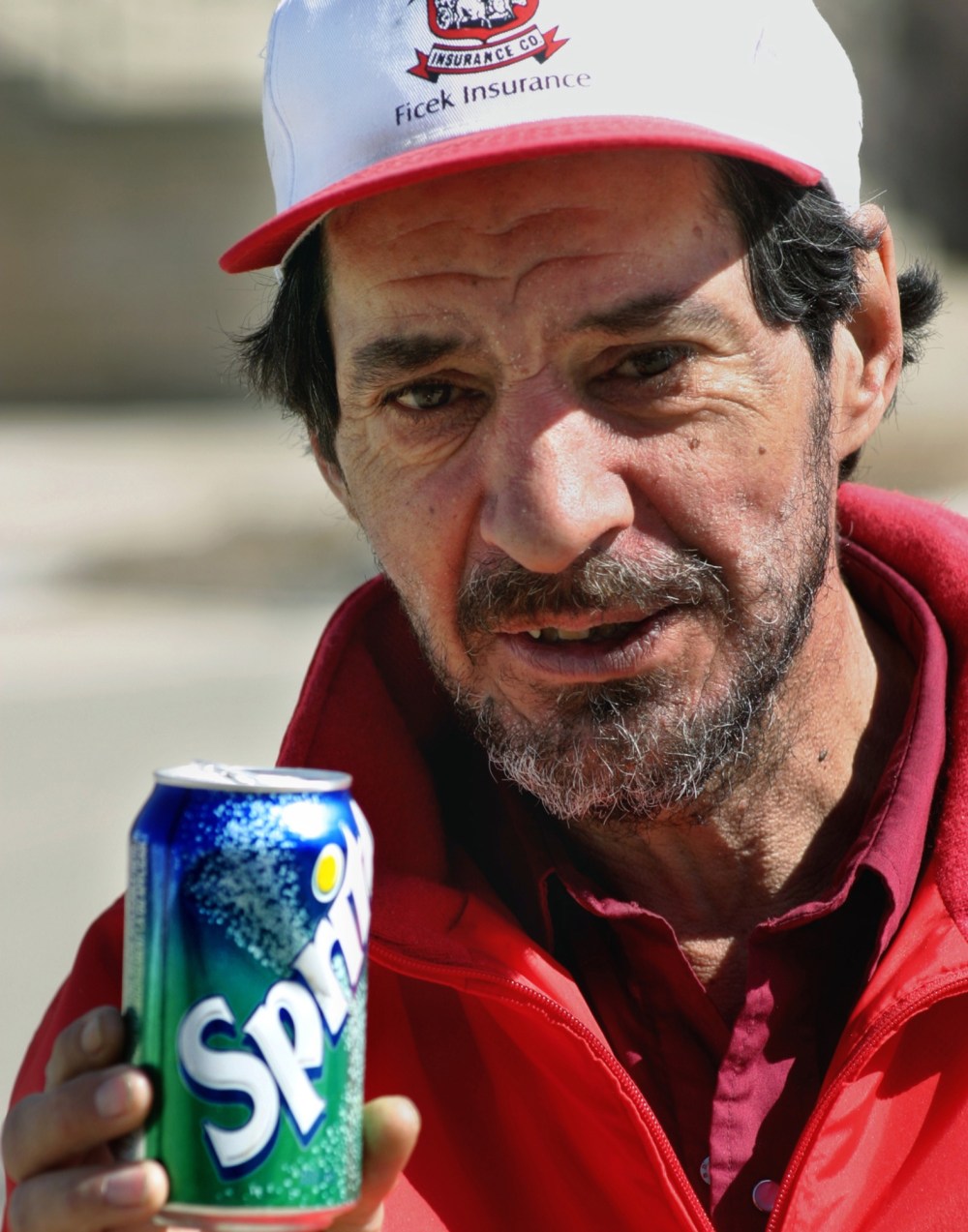 Submitted/Aldin Foy
Percy Bercier, pictured with a Sprite can, dated Nov. 29, 2015.