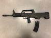 Submitted
The assault rifle discovered inside a home on Ninth Street North that a Brandon man was allegedly threatening to use. He was arrested late Friday night following a standoff with police.