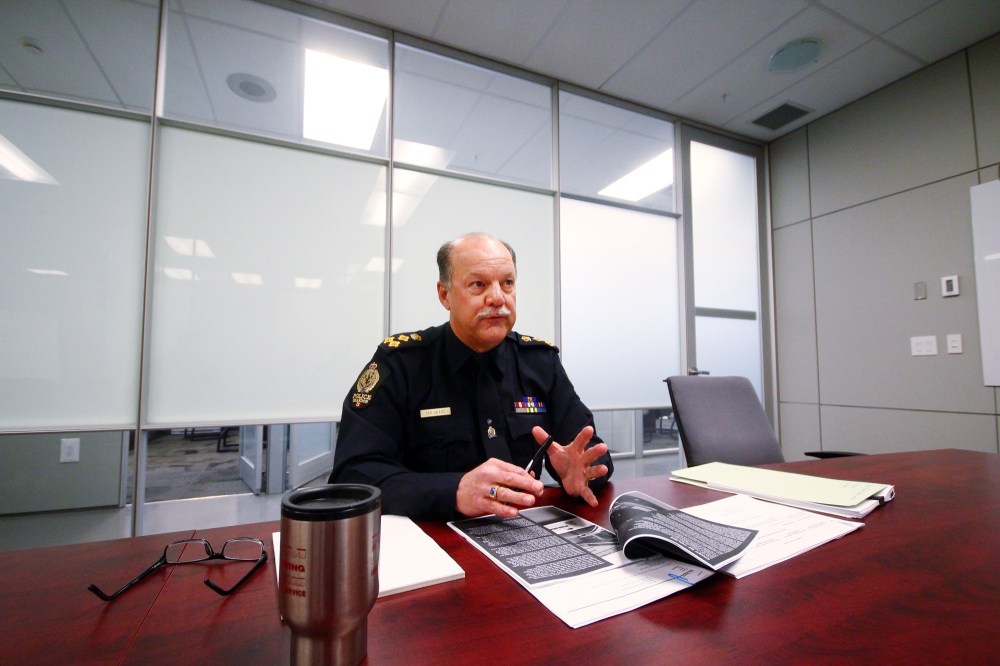 File
Former Brandon Police Service chief Ian Grant, pictured in 2016, credits Community Mobilization Westman with helping resolve problems before they reach the criminal justice system.