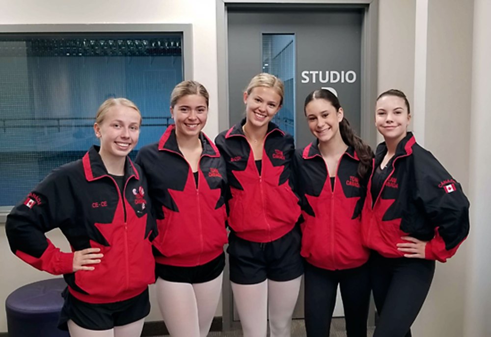 Submitted
Local dancers Sienna Denys-Peters, Sydney Huston, Kaitlyn Lepper Bacon, Kennedy Crane and Brooklyn Adams will be going to Poland to compete at the World Dance Championships at the end of the month.
