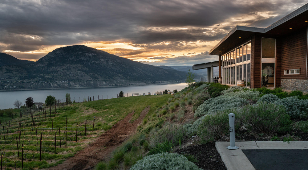 Poplar Grove Winery at sunset. (Submitted)