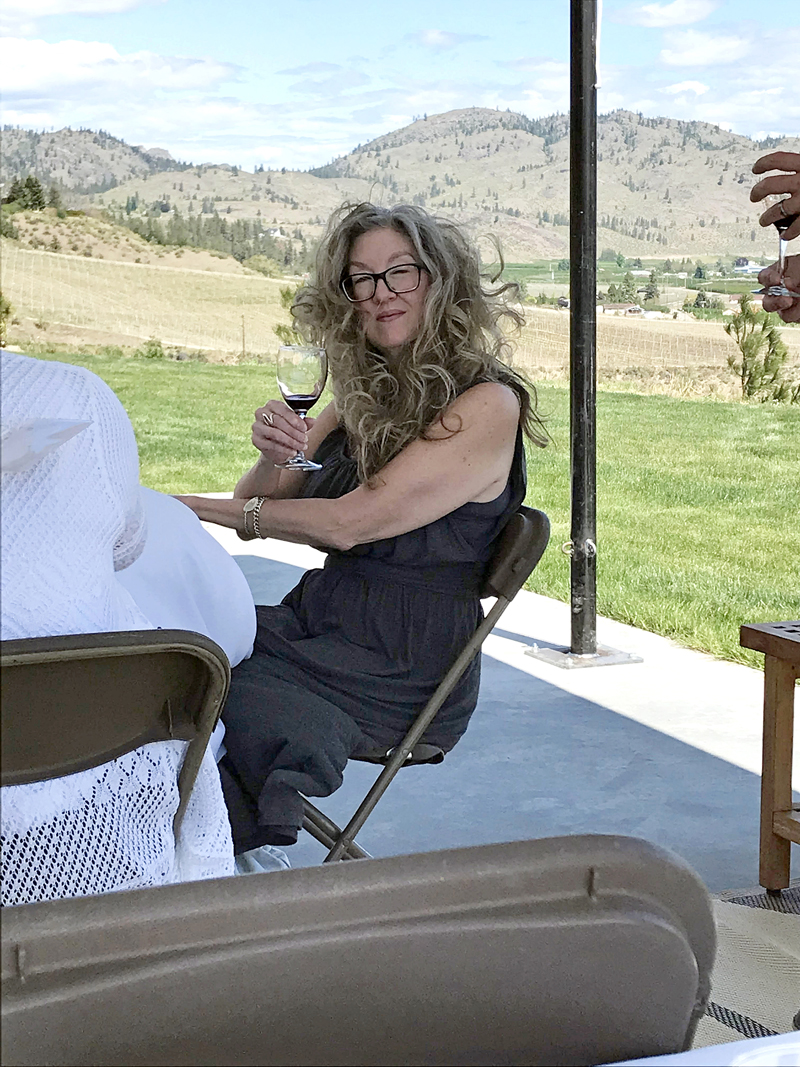 Columnist Diane Nelson being