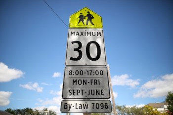 The Brandon Police Service has notified the public to slow down to help keep kids safe as the school year begins. (Tim Smith/The Brandon Sun files)