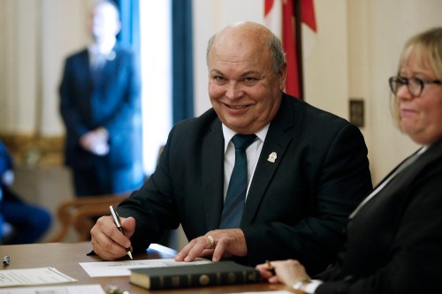 Swan River MLA Rick Wowchuk was scheduled to speak at the Swan Valley Regional School last month, but was advised the day before that Premier Wab Kinew’s staff had insisted that he was “not to speak” at the event. (The Canadian Press files)