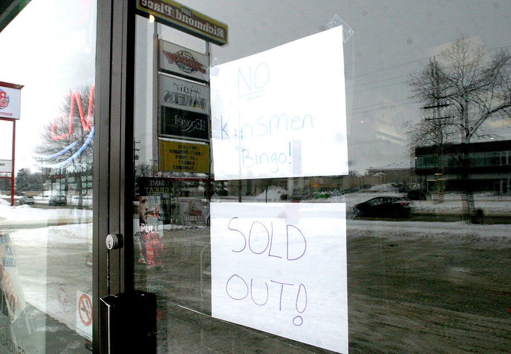 Bingo cards hot commodity Brandon Sun