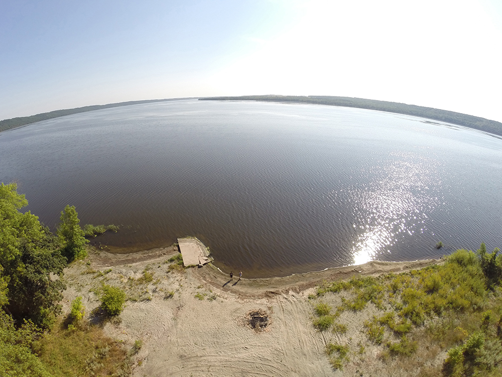 The Swan Lake First Nation, which has a boat dock on Swan Lake, has long been interested in raising water levels, which now hover at one metre. The lake has been freezing through to the lake bed these last few years and fishing is scarce. (Submitted)
