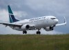 A WestJet flight from Calgary arrives at Halifax Stanfield International Airport in Enfield, N.S. on Monday, July 6, 2020. THE CANADIAN PRESS/Andrew Vaughan