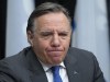 Quebec Premier Francois Legault pauses as he speaks during a news conference on the COVID-19 pandemic, Thursday, Jan. 21, 2021 at the legislature in Quebec City. THE CANADIAN PRESS/Jacques Boissinot