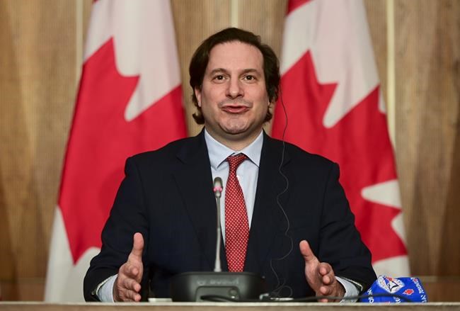 Marco Mendicino, Minister of Immigration, Refugees and Citizenship, attends a press conference in Ottawa on Thursday, May 13, 2021. The federal government says it will fast-track the resettlement of Afghans who previously worked with the Canadian military and embassy and are now at risk from the Taliban. THE CANADIAN PRESS/Sean Kilpatrick