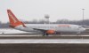 A Sunwing Airlines jet prepares to take off at Montreal's Trudeau International Airport, Friday, March 20, 2020. Federal Transport Minister Omar Alghabra says he has asked Transport Canada to investigate reports of 