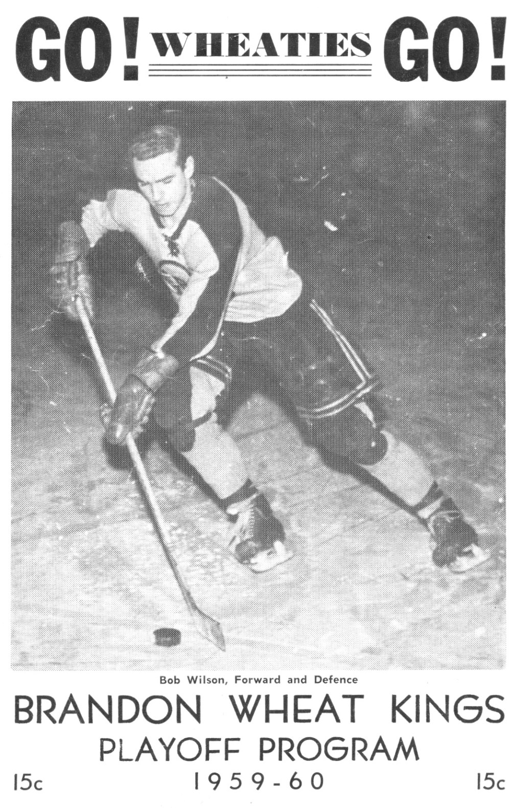 Submitted
Bob Wilson is featured on the cover of a Brandon Wheat Kings program.