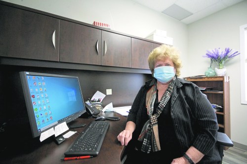 Seniors for Seniors executive director Margaret Schonewille is the friendly voice behind the Age Friendly Brandon Telephone Information Line. (Tyler Clarke/The Brandon Sun)
