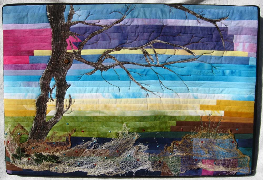 Submitted
A creation by fabric-dyeing artist Carol Reimer of Killarney.