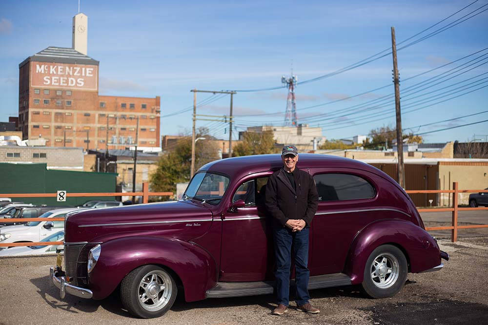 Chelsea Kemp/The Brandon Sun
Barrie Wood’s 1944 Ford Coupe Deluxe.
