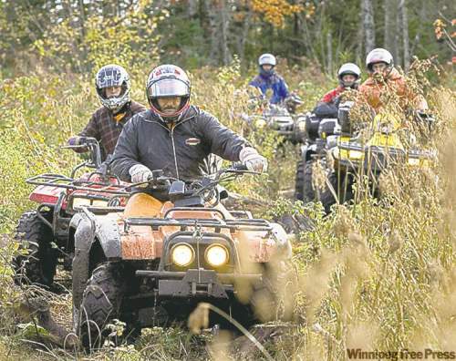 THE CANADIAN PRESS ARCHIVES
ATV riders are chewing up farmers’ fields.