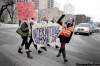 MIKE.DEAL@FREEPRESS.MB.CA
 More than 200 people in downtown Winnipeg take part in march marking International Women�s Day.