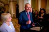 Senate Minority Leader Sen. Chuck Schumer of N.Y., speaks at a news conference following a Senate policy luncheon on Capitol Hill in Washington, Tuesday, June 25, 2019. (AP Photo/Andrew Harnik)
