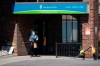 A home-care worker is shown outside Orchard Villa long-term care home in Pickering, Ont., on Tuesday, May 26, 2020. THE CANADIAN PRESS/Frank Gunn