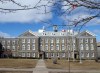 A man walks across the Dalhousie University campus in Halifax on March 16, 2020. A COVID-19 vaccine-development partnership between China's CanSino Biologics and Dalhousie University in Nova Scotia has been abandoned. The National Research Council of Canada said today in a statement the CanSino vaccine intended for phase one clinical trials have not been approved by Chinese customs for shipment to Canada. Because of that delay the NRC says the opportunity to conduct the trials is over. THE CANADIAN PRESS/Andrew Vaughan