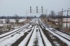 The closed train tracks are seen in Tyendinaga Mohawk Territory, Ont. on Wednesday, Feb. 12, 2020, in support of Wet'suwet'en's blockade of a natural gas pipeline in northern B.C. THE CANADIAN PRESS/Lars Hagberg