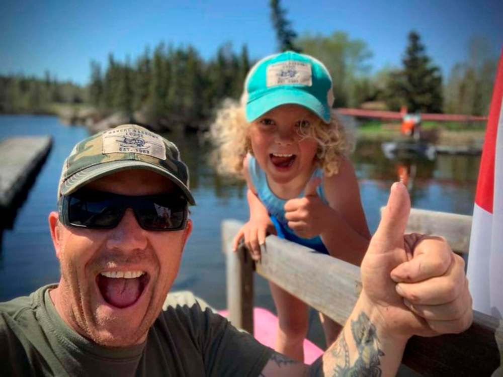 Scott Connolly is seen with his six-year-old daughter, Paisley, during one of their recent fishing expeditions. (Submitted)