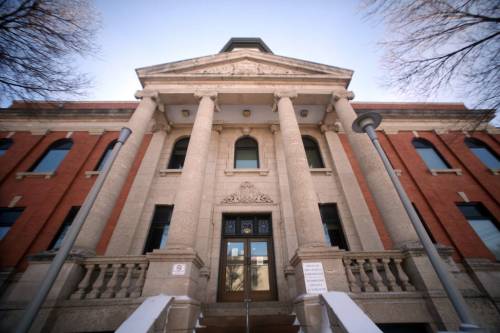 Brandon Sun The Brandon courthouse. (Matt Goerzen/The Brandon Sun)