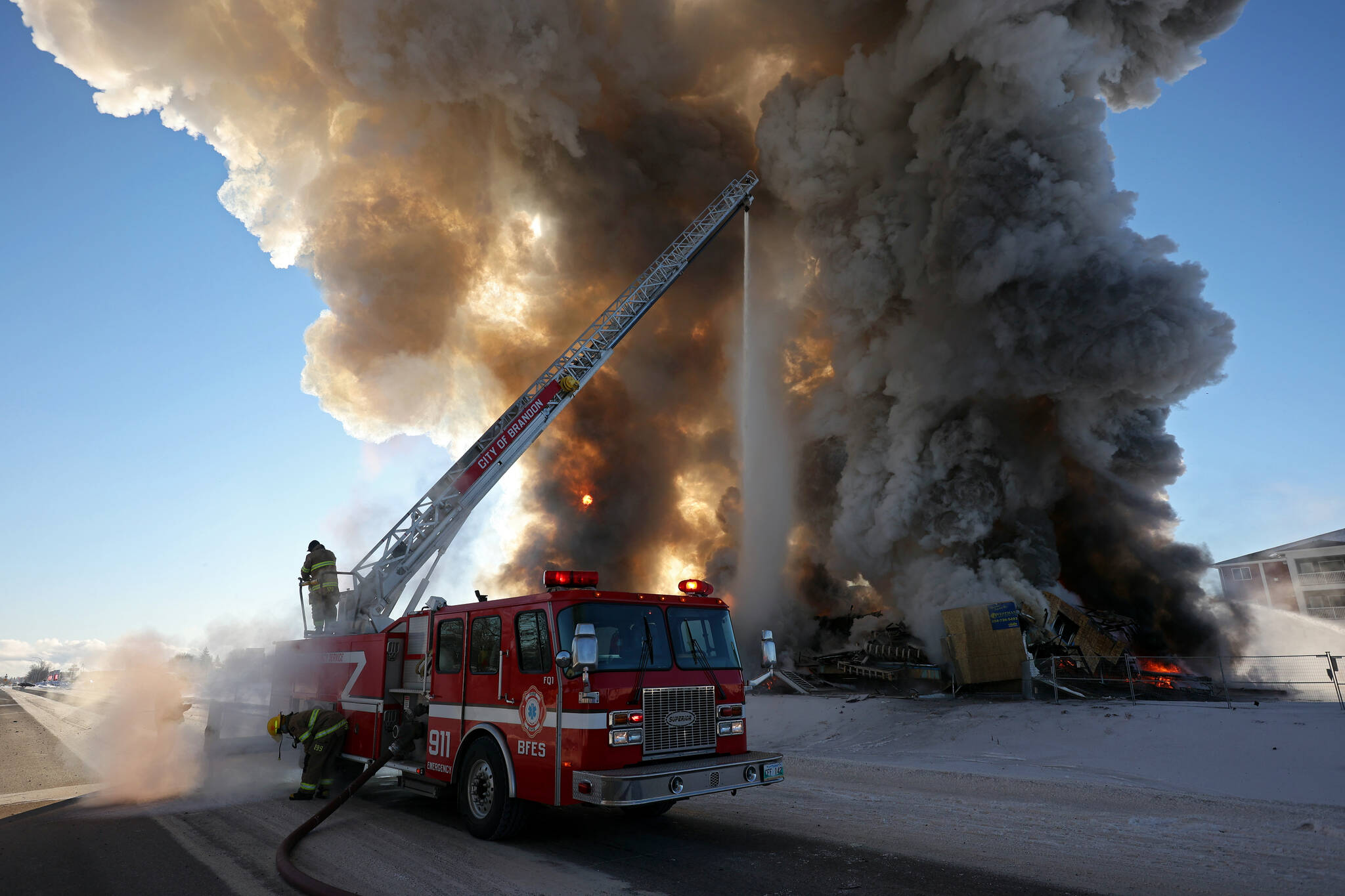 Apartment block fire probe continues Brandon Sun