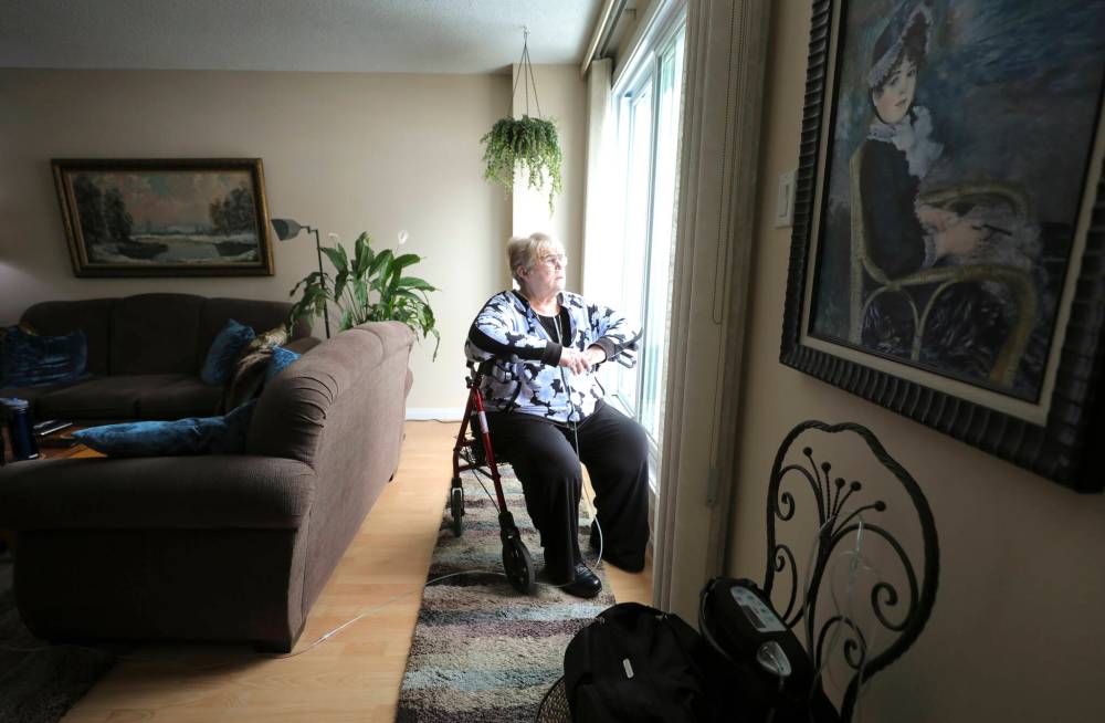 Staff at the smaller hospital had time to give her rehab care, and within less than two weeks, Tarko was back home. (Ruth Bonneville / Winnipeg Free Press)