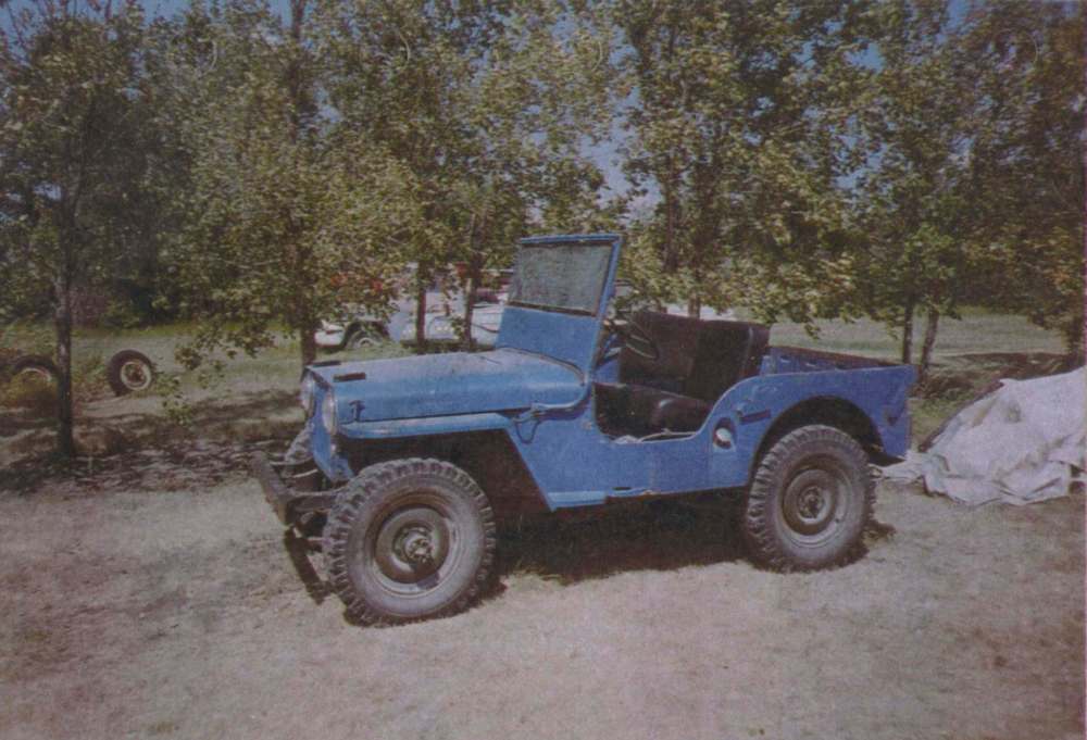A closer look at Ed James’ 1946 Willys CJ2A jeep when he originally bought it in 2006. (Submitted)